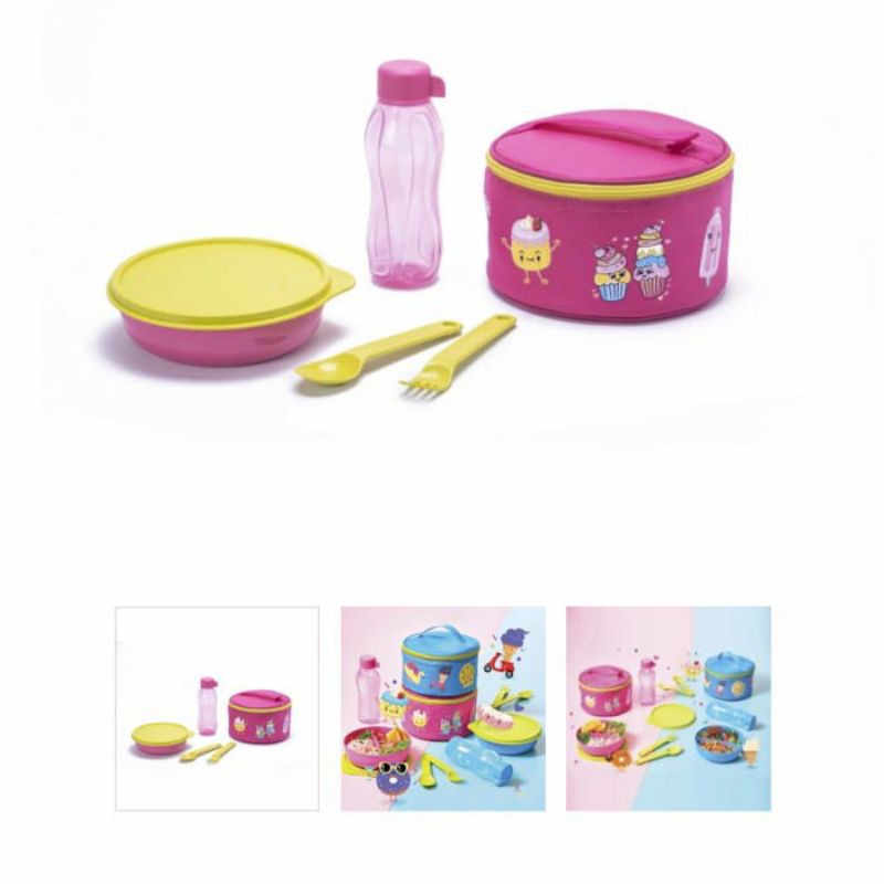 Pink Sweety Blue Yummy Tupperware