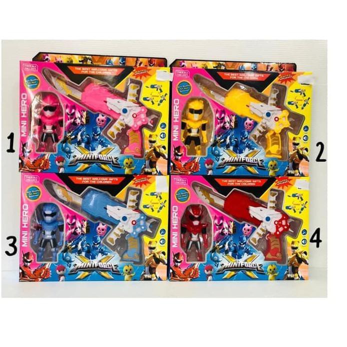 MAINAN X MINIFORCE ROBOT MINI X POWER RANGER ( 026B )