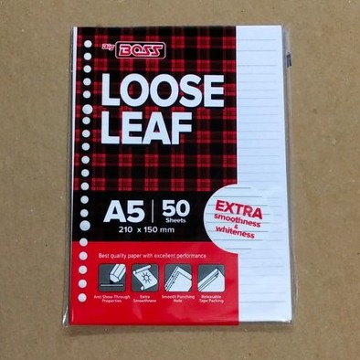 

ISI BINDER KECIL 50 /LOOSE LEAF A5 ISI 50 (11 34 25)