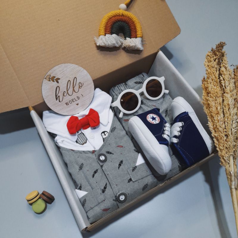 Exclussive Baby Boy Hampers / Kado Lahiran / Hampers Bayi/ Kado Bayi/ Kado Bayi Laki-Laki/ Baju Bayi-8