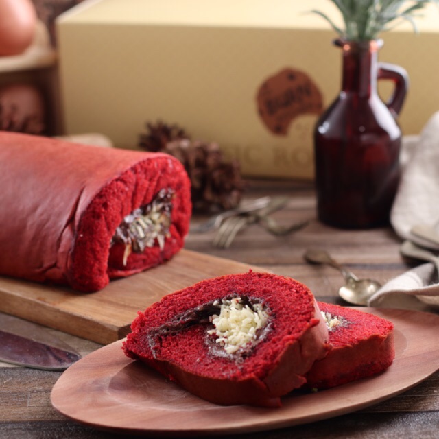 

Bolu Gulung Red Velvet Roll Cake