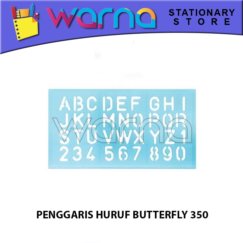 

PENGGARIS HURUF BUTTERFLY 350