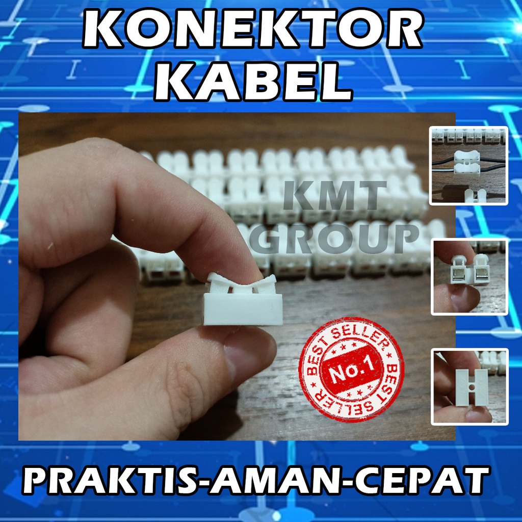 Konektor Kabel Cepat-Mudah-Aman Quick Wire Connector