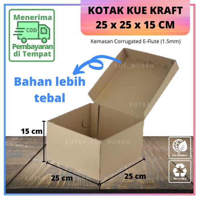 

NEW Kotak Kue / Cake Box / Packaging / Gift Box / Box Lapis, Bolu, Roti