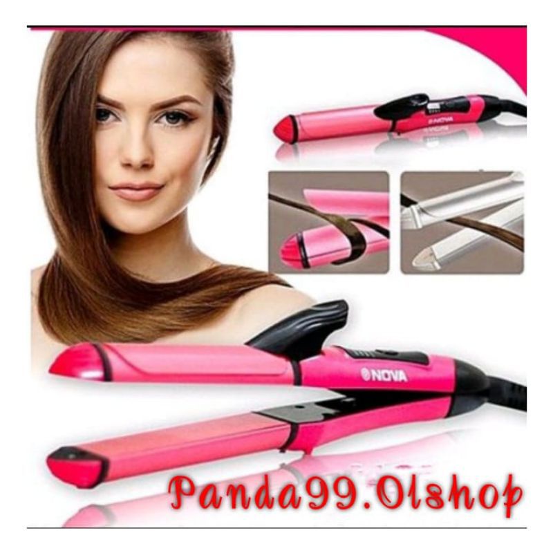 CATOK MINI 2 IN 1 NH. 2009 Curl &amp; Straight Hair Beauty Catokan Kriting Dan Lurus