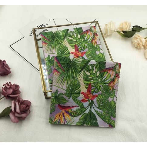 Decoupage Napkin - Tissue Decoupage 2Ply FL - Banana Flower Plant