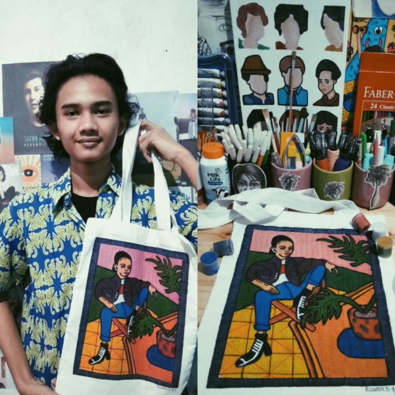 

PAKET DELUXE MELUKIS TOTE BAG 30X40CM