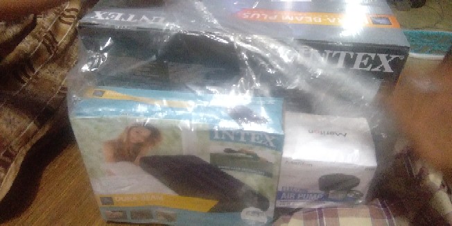 Kasur Intex Durabeam Rest Raised Airbed - Kasur Angin Intex Original