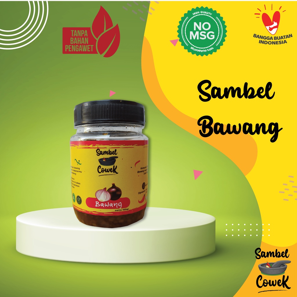 

Sambal Bawang Pedas Gila Sambal Bawang non MSG Sambel Bawang 200gr Sambel Cowek