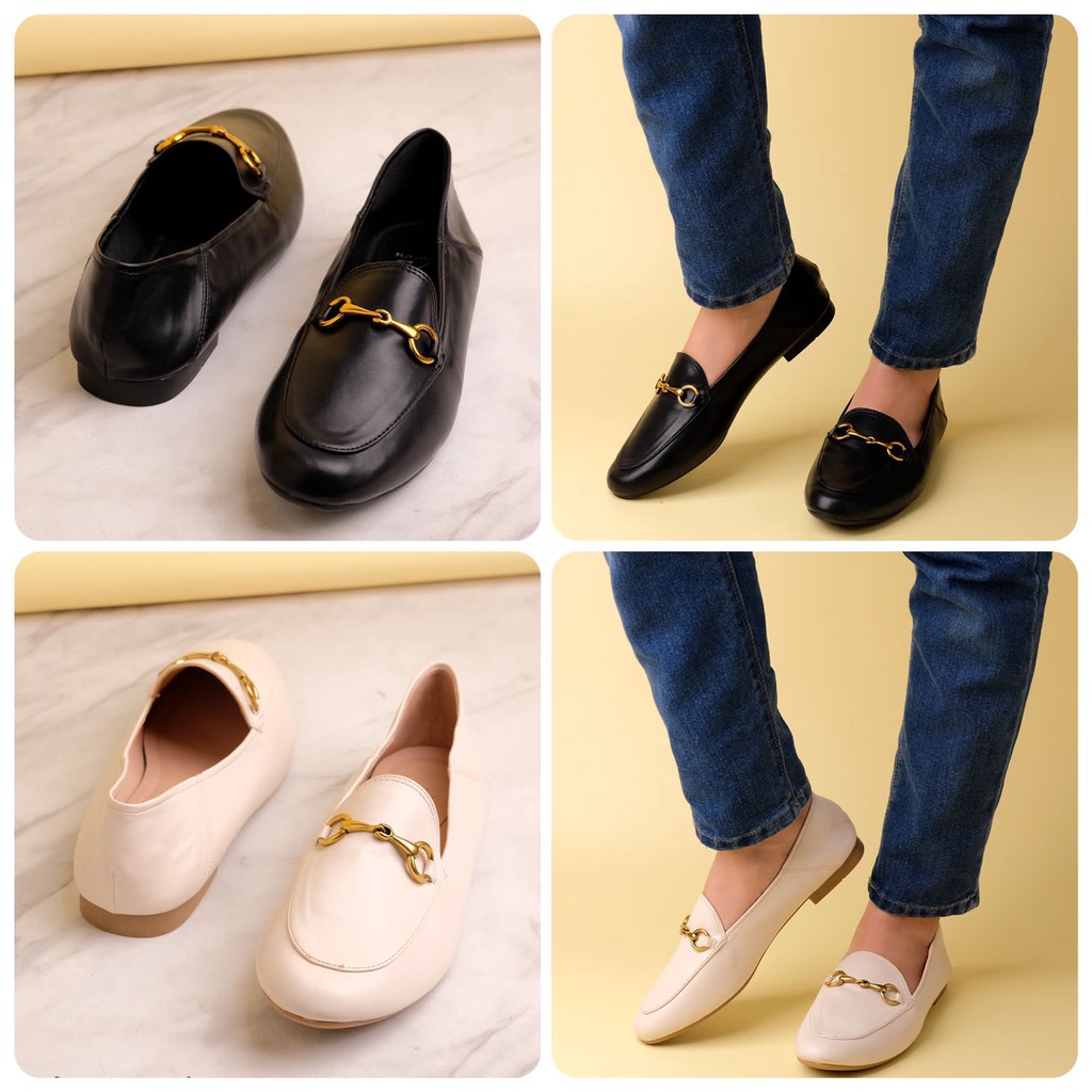 ANELA LYNE SEPATU LOAFERS LEATHER  BAYLEY PL6-02 ORIGINAL