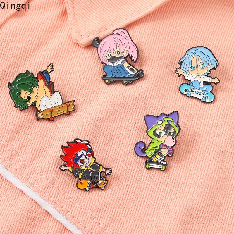 Bros Pin Enamel Desain Karakter Anime Karakter Kartun Infinity Cherry Blossom Untuk Aksesoris Ransel