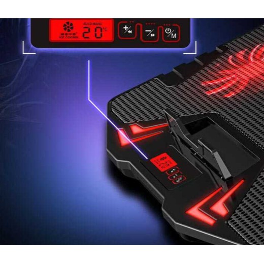 New !! Cooling Pad Laptop 5 Fan Pendingin Laptop Cooling Cooler fan Kipas Pendingin Notebook K5