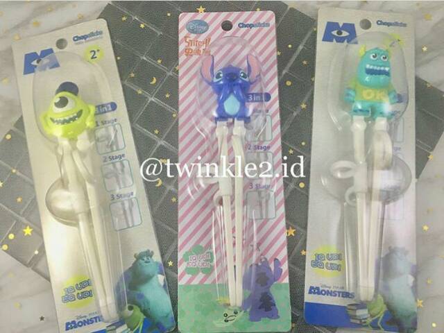 Training Chopstick Mickey Minnie  / Sumpit Anak / Sumpit Frozen Elsa Anna / Sumpit Latih Anak