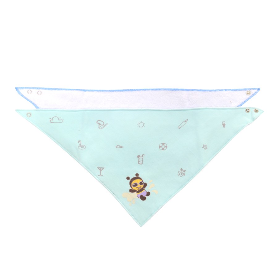 Babybee Triangle Bibs/ Slaber/ Celemek Segitiga 2in1