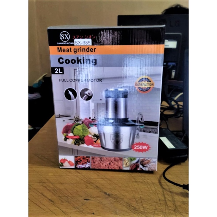 PROMO!! Blender Daging Stainless Steel Chooper SX 685 Penggiling Daging Coper - Stainles Steel