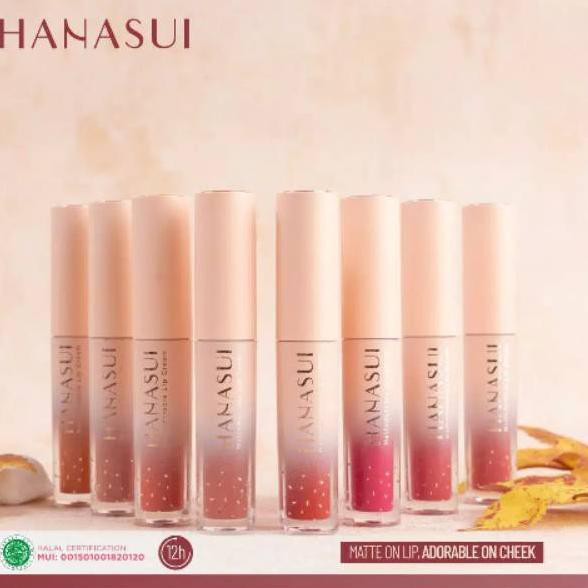 [KODE PRODUK 318] HANASUI MATTEDORABLE LIPCREAM / LIPSTIK HANASUI / LIP CREAN HANASUI ❤ Ewasidoarjo