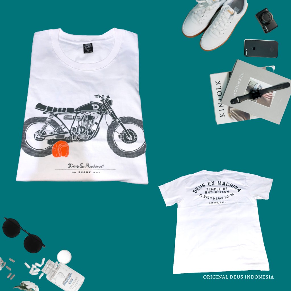 Baju Deus Ex Machina The Shank White Original