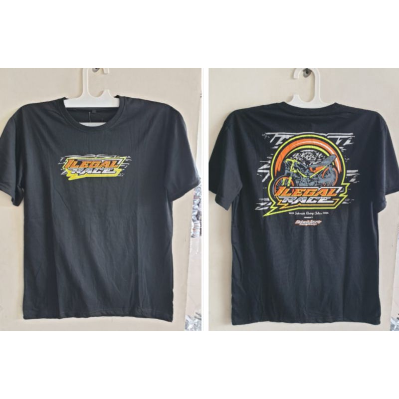 Kaos MOTOR RACING HEREX ZEFCO TERBARU HITAM SIZE L MURAH