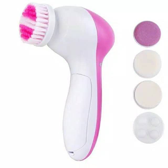 Alat pembersih wajah facial massager 5in1 membersihkan kotoran komedo