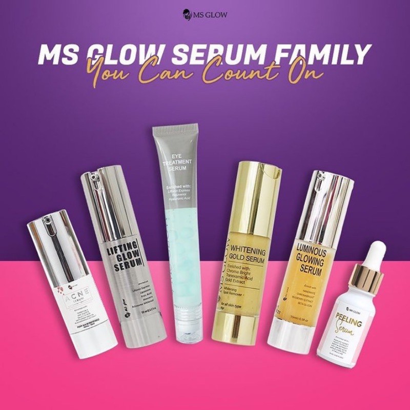 SERUM WHITENING LUMINOUS LIFTING ACNE PELLING MSGLOW ORIGINAL