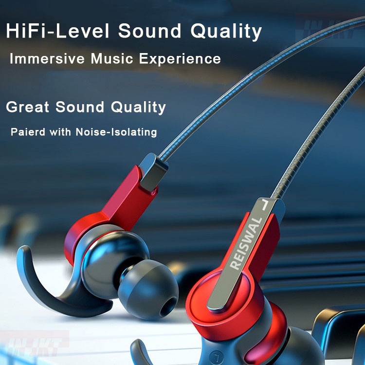 (COD) PL Wired Headset Gaming 9D Bass Hifi Surround Stereo Earphone Waterproof Headphone With Microphone