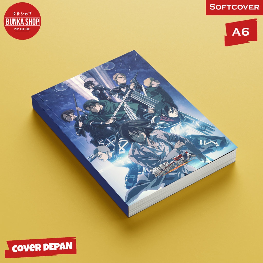 

Pocket Note Shingki No Kyojin S4 1 Softcover A6 Buku Tulis Catatan Notes Agenda Planner Jurnal