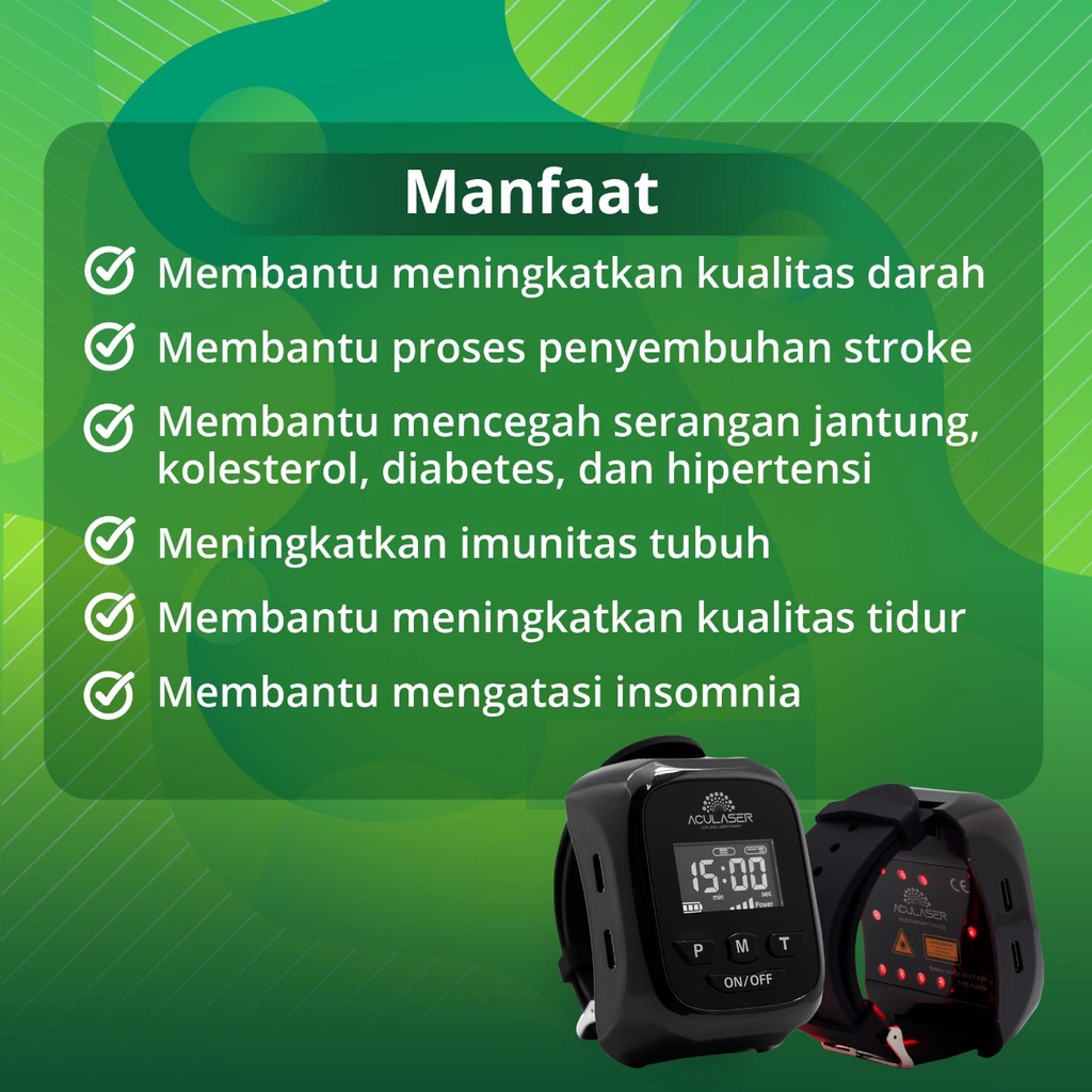 ACULASER PICO ORIGINAL 10 TITIK MATA LASER TERAPI TEKNOLOGI LASER PEMULIHAN STROKE DIABETES HIPERTENSI KELUARGA TERBARU DARI DR LASER