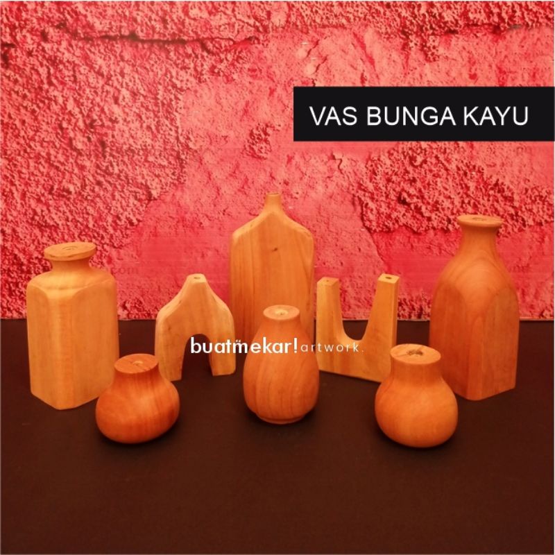VAS BUNGA KAYU AESTHETIC