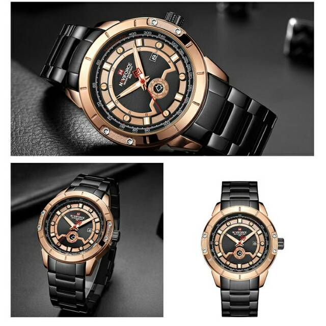 LP08 Jam Tangan Pria NAVIFORCE NF9166 ORIGINAL.