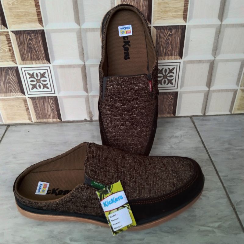 sepatu sandal selop Bagor pria nyaman dipakai solnya ga licin