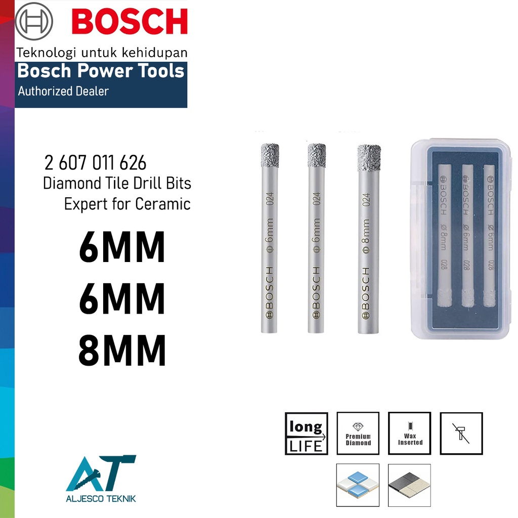 BOSCH HOLESAW MATA BOR SET 3 PCS MARMER GRANIT