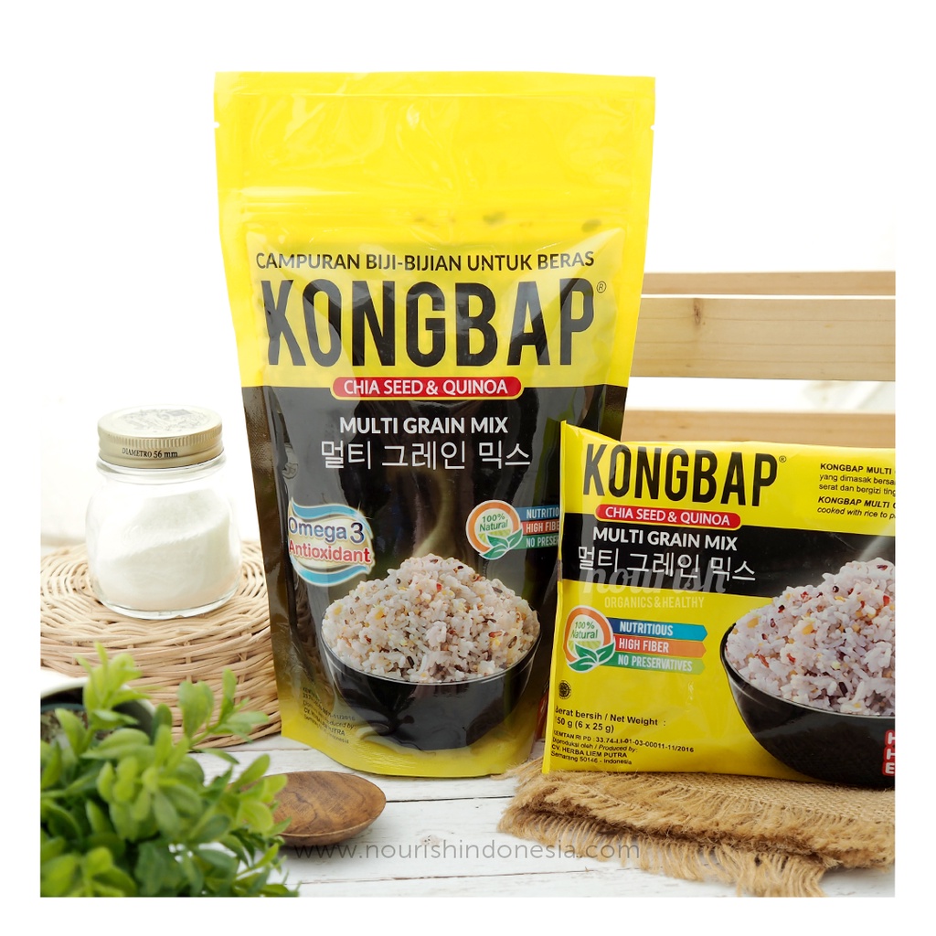 Kongbap Multi Grain Mix Chiaseed &amp; Quinoa - 1 Kg