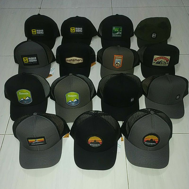 Topi Outdoor Gunung MAHAMERU original