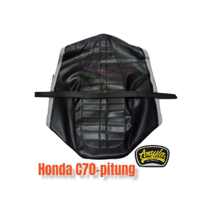 kulit jok sadel cover jok honda c70 pitung good quality