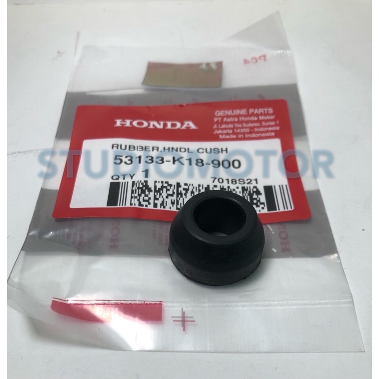 53133-K18-900 53133K18900 Karet Dudukan Stang Riser Stir Kemudi Rubber Raiser Handle CB150R Verza CRF 150 Megapro Monoshock CB 150R Original 53133-K18-900 53133K18900
