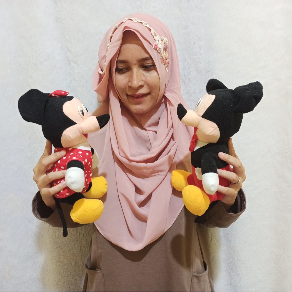 Boneka Mickey mouse atau Minnie mouse S MURAH