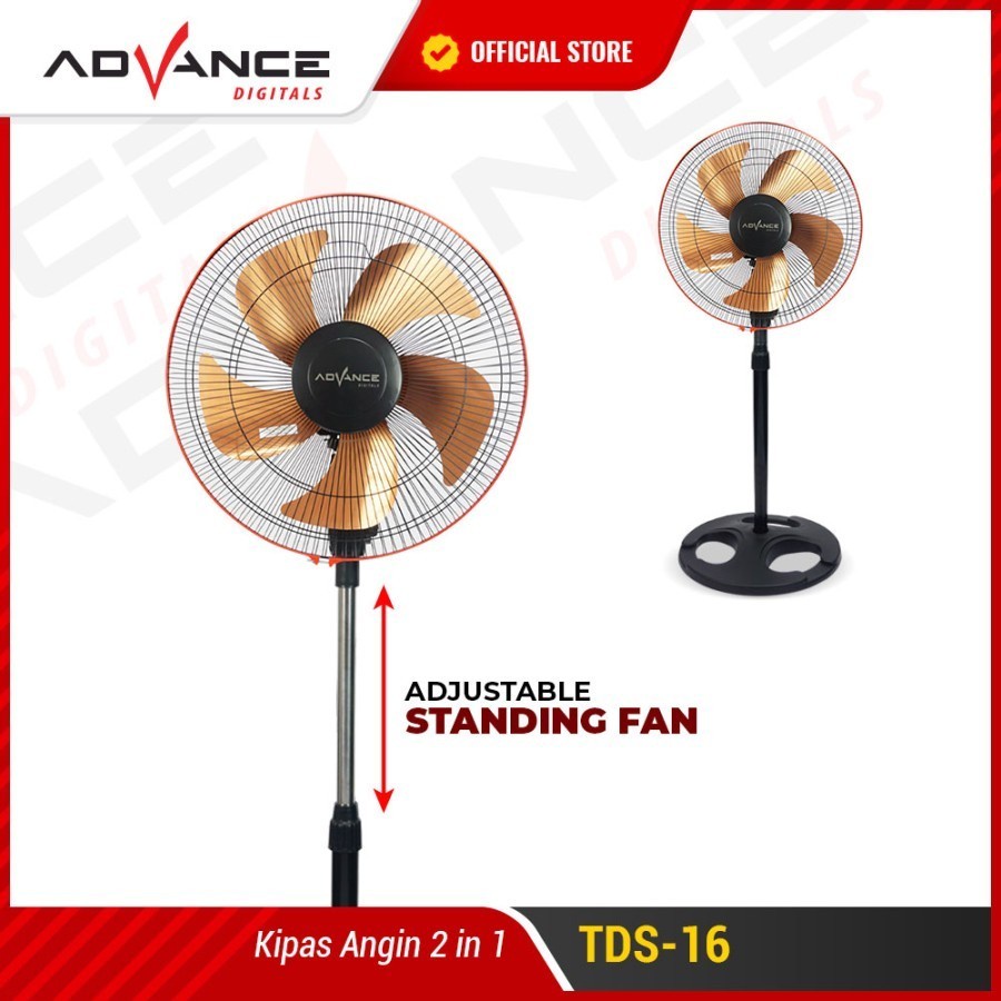 Kipas Angin Advance TDS-16 Kipas Angin 3IN1 16inch Gold Series