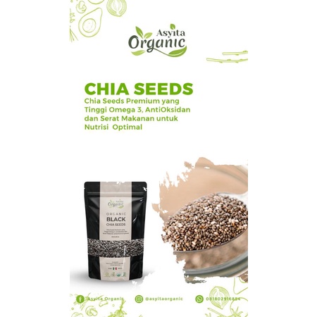

Black Chia Seeds Organic Pouch