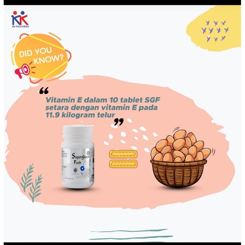 Super Green Food (SGF) by KK INDONESIA 150 tablet