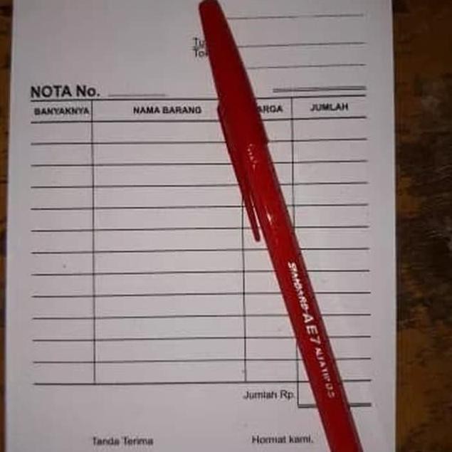 Terbatas Gojek Grab Buku Nota Kontan Kecil 2 Rangkap Q Murah Banget