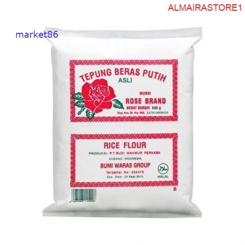 

Tepung Beras Rose Brand 500 Gram -WFB .