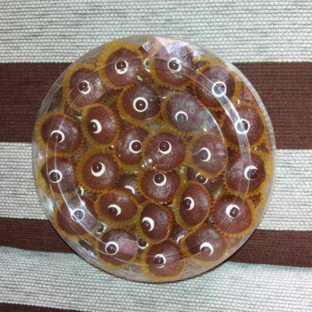 

Mini Brownies Mata Ikan