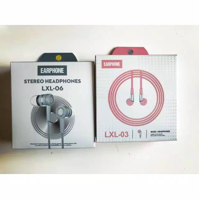 (NC) Stereo Earphone Universal Music Headphones LXL-06