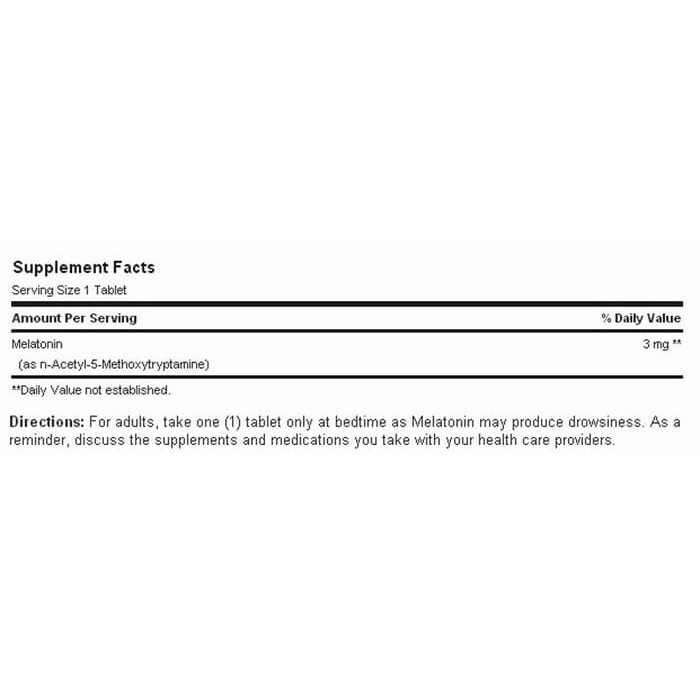 DISKON -  Puritan Melatonin 3 mg 120caps Sleep Aid mengatasi Insomnia, Jetlag