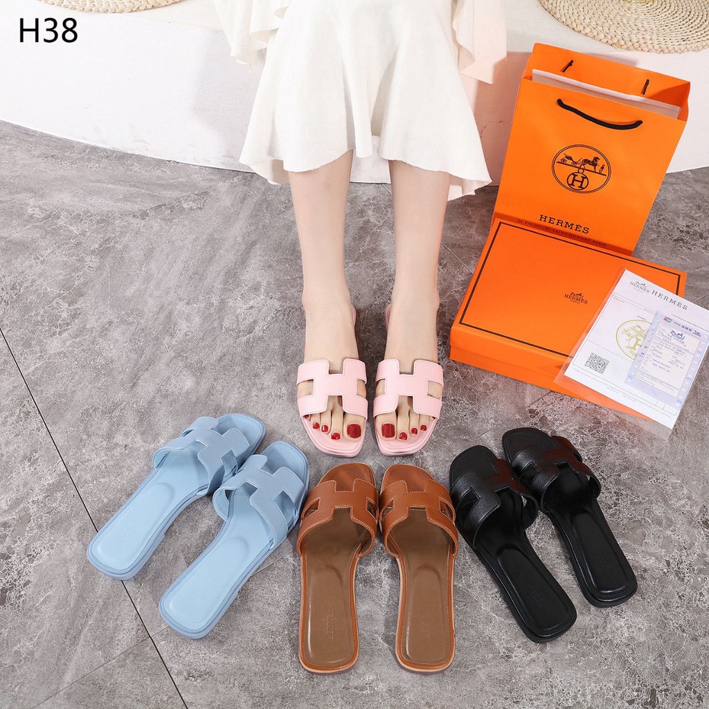 HER ORAN EPSOM SANDAL #H38