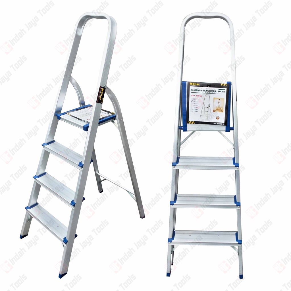 MOLLAR Tangga ALUMUNIUM 4S 4 Step - Tangga Lipat Rumah Ladder