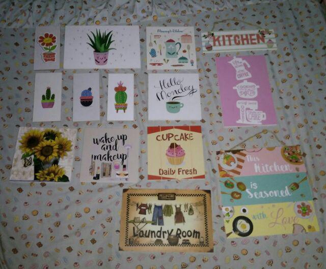 Wooden Projects Wall Decor Pajangan Dapur - Cupcake