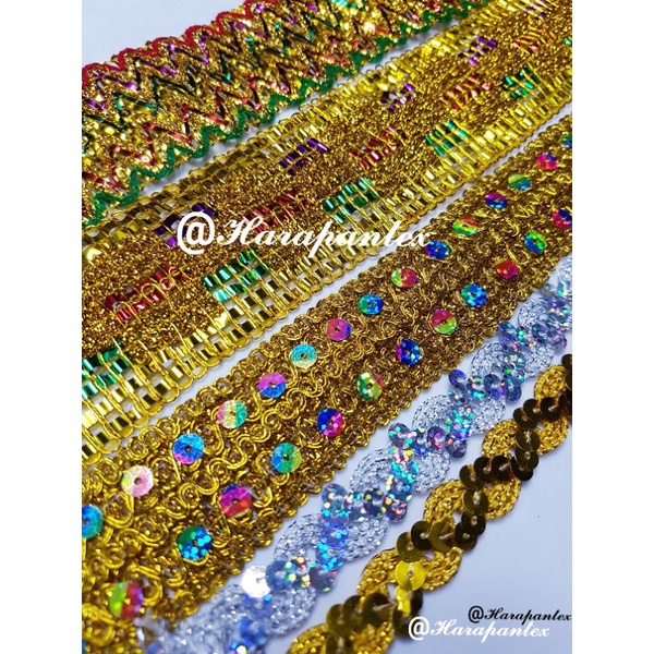 Renda Rose ROL Renda Pelangi/Renda Baju Adat