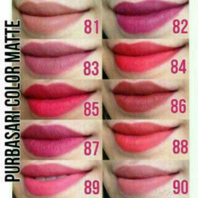 LIPSTIK PURBASARI MATTE - PURBASARI COLOR MATTE