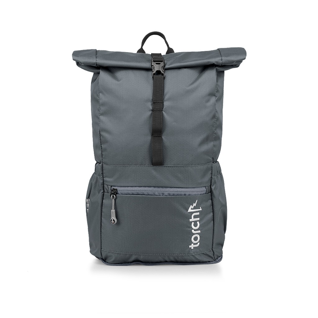 Torch Tas Lipat - Kashiwa Foldable Bag 19&2 Liter - Dark Grey